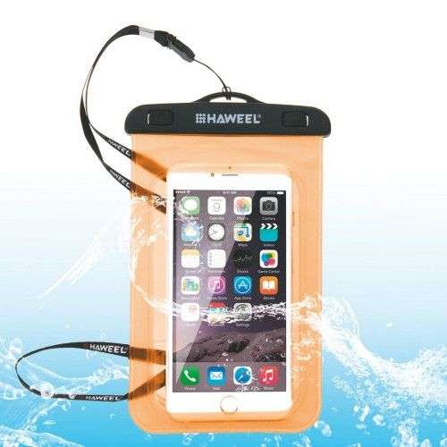 Waterproof Protective Phone Case, Haweel - Orange