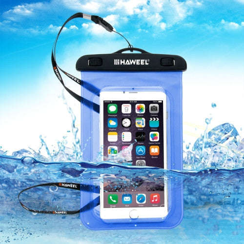 HAWEEL Transparent Universal Waterproof Bag with Lanyard for iPhone 7 Plus / iPhone 7 / iPhone 6 ...