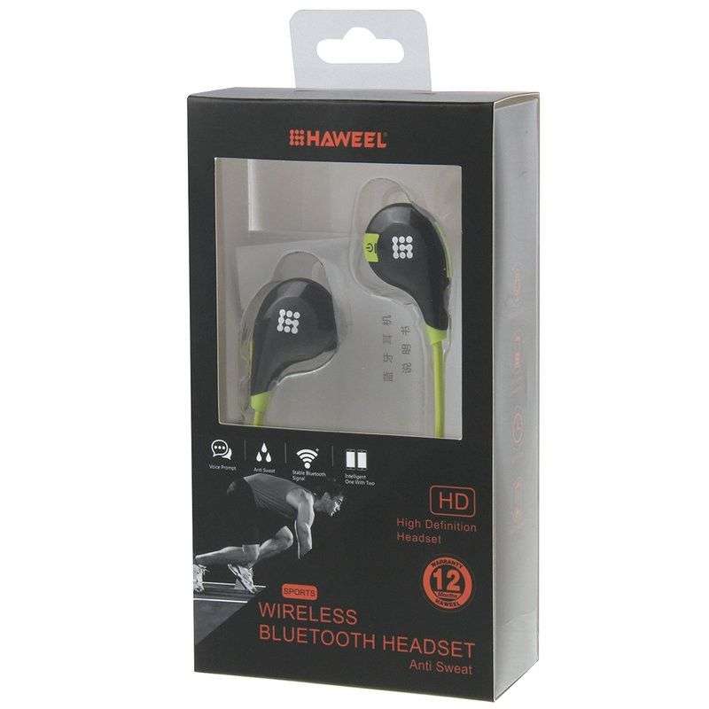 Haweel Sport Anti Sweat High Definition Bluetooth 4.1 Headset with Mic for iPhone / Samsung / HTC...