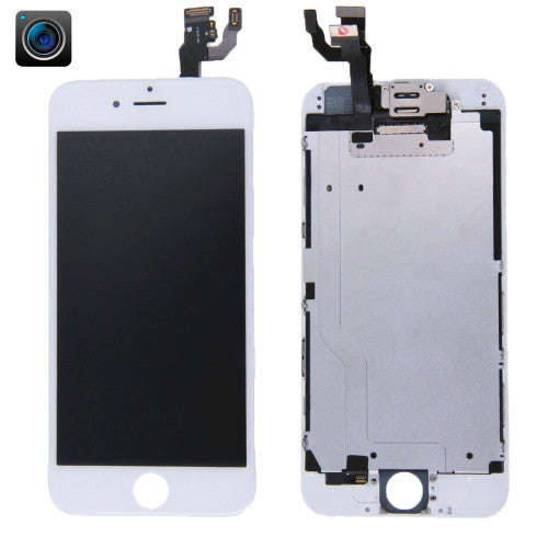 iPartsBuy 4 in 1 for iPhone 6 (Front Camera + LCD + Frame + Touch Pad) Digitizer Assembly(White)