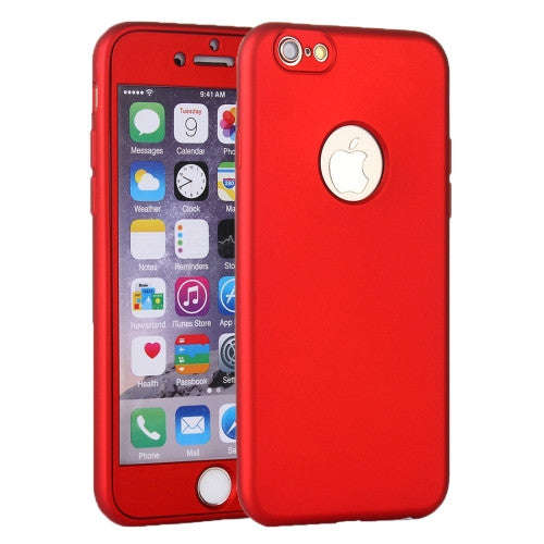 iPhone 6 Case, iPhone 6s Case, 360 Degree Shockproof Oil Spout Silicone Back Case + PC Cover Comb...