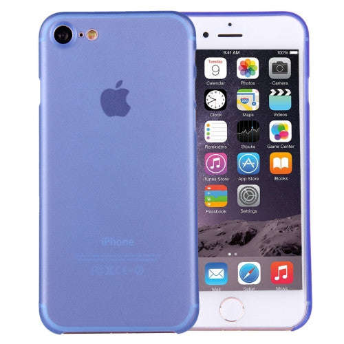 iPhone 7 Case, Ultrathin Superlight Transparent PP Protective Case(Blue)