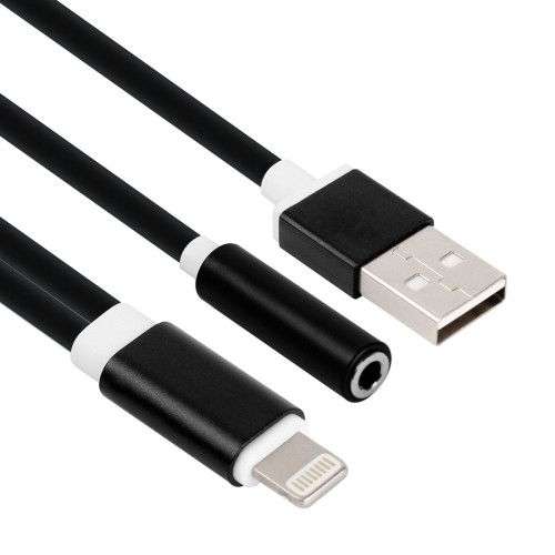 3.5mm & USB to 8 Pin Audio AUX Cable for iPhone 7 / iPhone 7 Plus / iPhone 6 & 6s / iPhone 6 Plus...