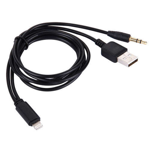 8 Pin & 3.5mm to USB Audio AUX Cable for iPhone 7 / iPhone 7 Plus / iPhone 6 & 6s / iPhone 6 Plus...