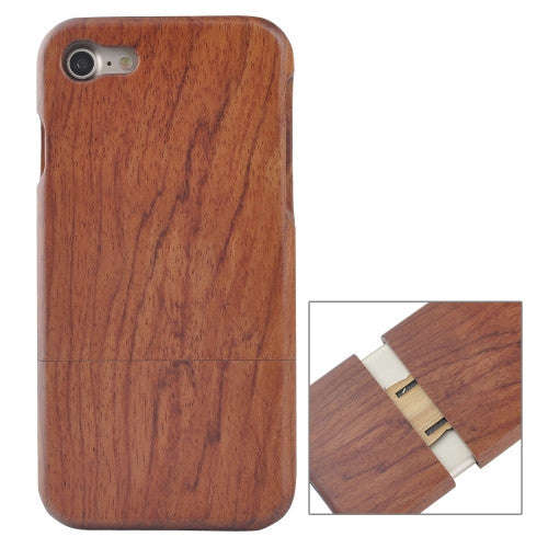 iPhone 7 Case, Vertical Flip Annatto Wooden Protective Back Case