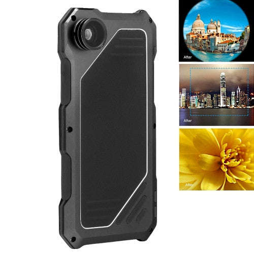 iPhone 7 Case, Waterproof Shockproof Dustproof Aluminium Alloy Protective Case Back Cover with 3 ...