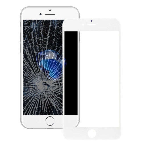 iPartsBuy for iPhone 7 Front Screen Outer Glass Lens with Front LCD Screen Bezel Frame & OCA Opti...