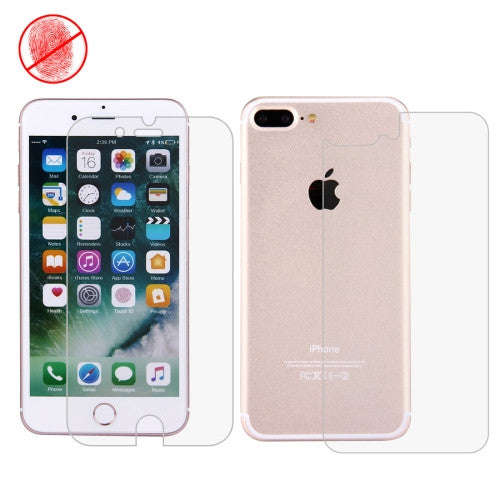 For iPhone 7 Plus Anti-glare Non-full Front + Back Screen Protector(Taiwan Material)