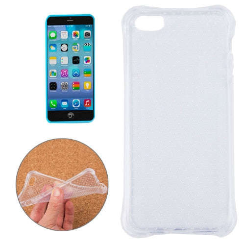 Shock-resistant Transparent TPU Protective Case for iPhone 5 & 5s & SE