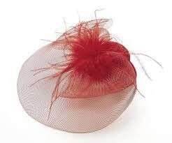Fascinator Hat - Red