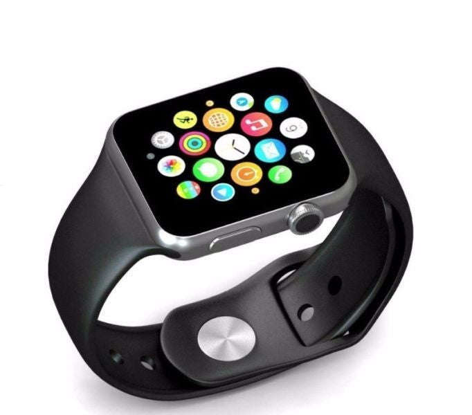 Brand New A1 Smart Watch with Sim Slot - Black and Silver