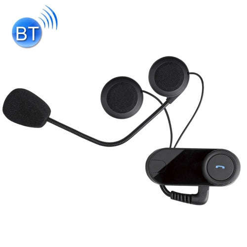 TCOM-VB Single Bluetooth Interphone Headsets for Motorcycle Helmet  Intercom Distance up to 1000m...