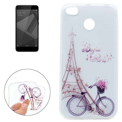 Xiaomi Redmi 4X Tower Bicyle Pattern TPU Protective Case
