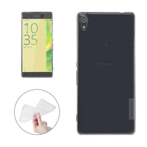 NILLKIN Nature TPU Case for Sony Xperia XA Ultra Stylish 0.6mm Ultrathin Clear Color Soft Protect...