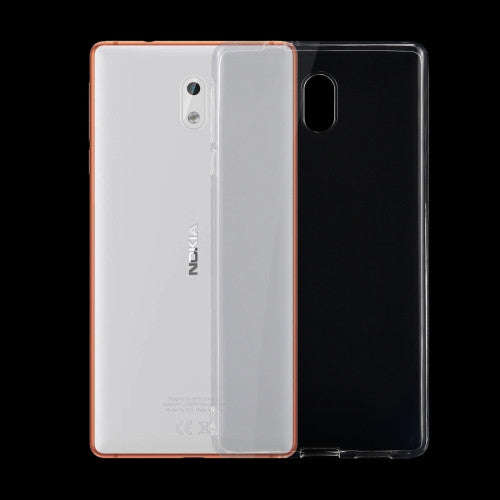 For Nokia 3 0.75mm Ultra-thin Transparent TPU Protective Case(Transparent)