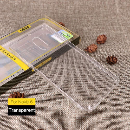 MOFi for Nokia 6 0.6mm TPU Shockproof Protective Back Cover Case(Transparent)
