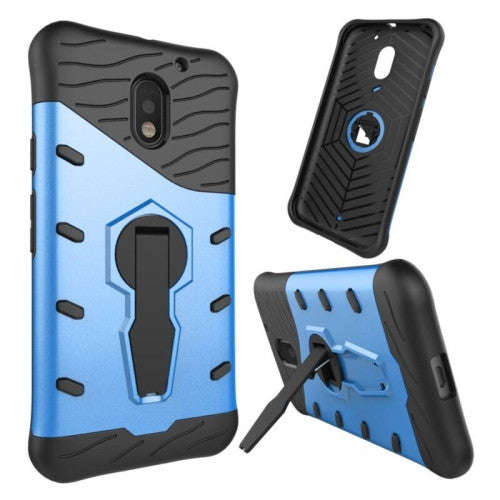 For Motorola Moto E (3rd Gen) Shock-Resistant 360 Degree Spin Tough Armor TPU+PC Combination Case...