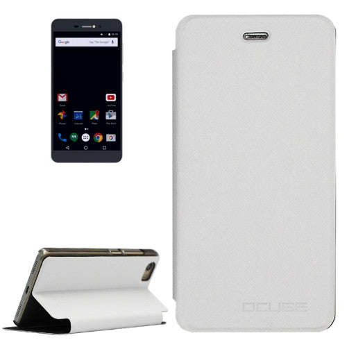 OCUBE BLUBOO Picasso (MPH1833/MPH1064) Spring Texture Horizontal Flip Leather Case with Holder(Wh...