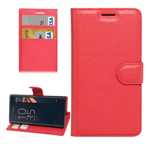 For Sony Xperia X Compact Texture Horizontal Flip Leather Case with Holder & Card Slots & Wallet(...