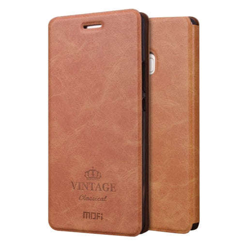 MOFI VINTAGE Huawei P9 Lite Crazy Horse Texture Horizontal Flip Leather Case with Card Slot & Hol...