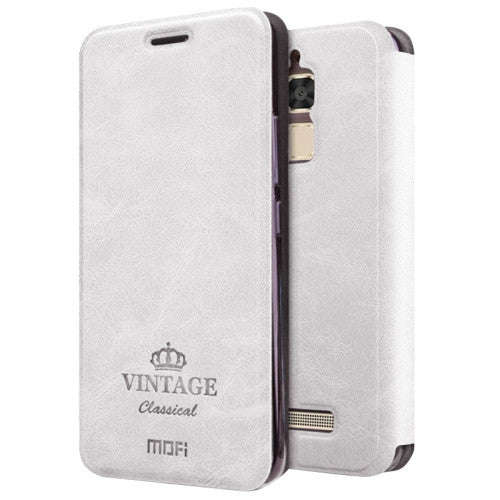 MOFI VINTAGE for Asus Zenfone 3 Max &#8207;/ ZC520TL Crazy Horse Texture Horizontal Flip Leather ...