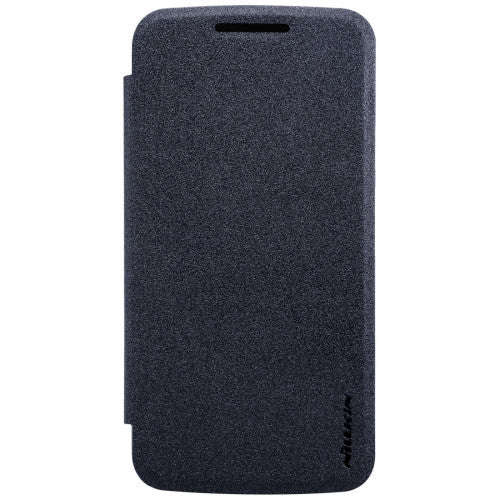 NILLKIN SPARKLE Series For Motorola Moto G4 Play Frosted Texture Horizontal Flip Leather Case (Bl...
