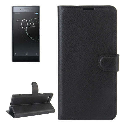 For SONY Xperia XZ Premium Litchi Texture Horizontal Flip Leather Case with Holder & Card Slots &...