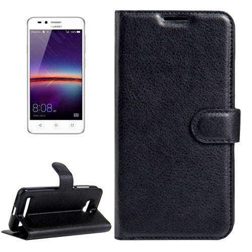Huawei Y3 II / Y311 Litchi Texture Horizontal Flip Leather Case with Magnetic Buckle & Holder & C...