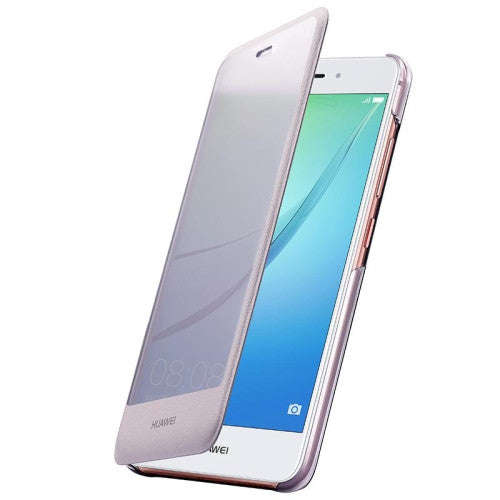 Huawei nova Horizontal Flip Smart PU Leather Case with Caller ID Display(Purple)