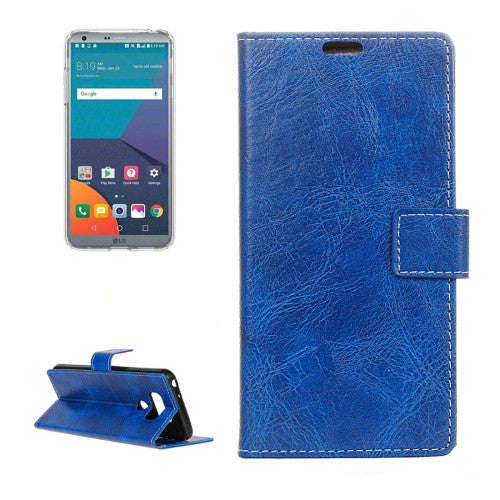 For LG G6 Retro Crazy Horse Texture Horizontal Flip Leather Case with Holder & Card Slots & Walle...