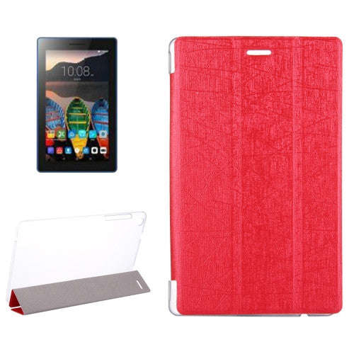 For Lenovo TAB3 7 Essential / 710F Oracle Bone Texture Horizontal Flip Leather Case with Three-fo...