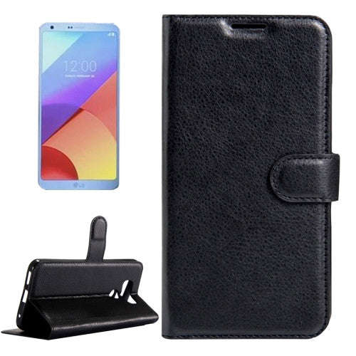 For LG G6 Litchi Texture Horizontal Flip Leather Case with Magnetic Buckle & Holder & Card Slots ...