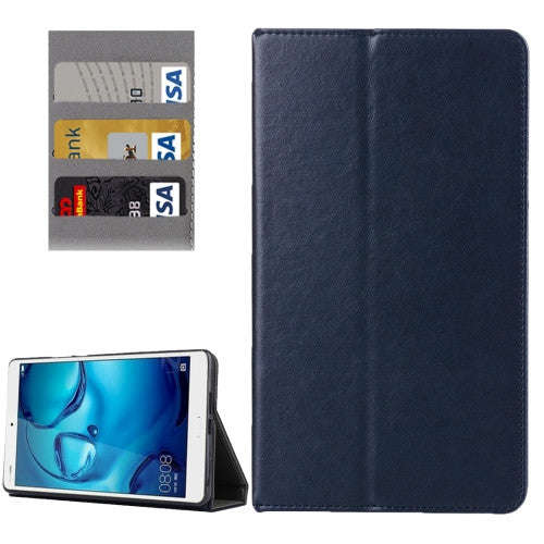 Huawei MediaPad M3 8.4 inch Cowhide Texture Horizontal Flip Leather Case with Holder & Card Slot ...