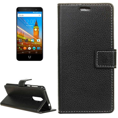 For Wileyfox Swift 2 Litchi Texture Horizontal Flip Leather Case with Holder & Card Slots & Walle...