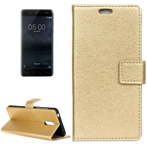 For Nokia 5 Litchi Texture Horizontal Flip Leather Case with Holder & Card Slots & Wallet & Photo...