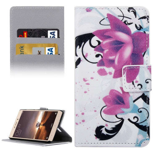 Xiaomi Redmi Note 3 Case, Rose Flowers Patterns Horizontal Flip Leather Case with Holder & Card S...