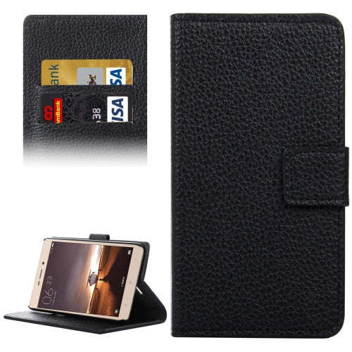 Xiaomi Redmi Note 3 Horizontal Flip Leather Case with Holder & Card Slots & Wallet(Black)
