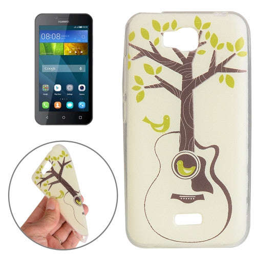 Huawei Y5 Tree and Bird Pattern TPU Protective Case