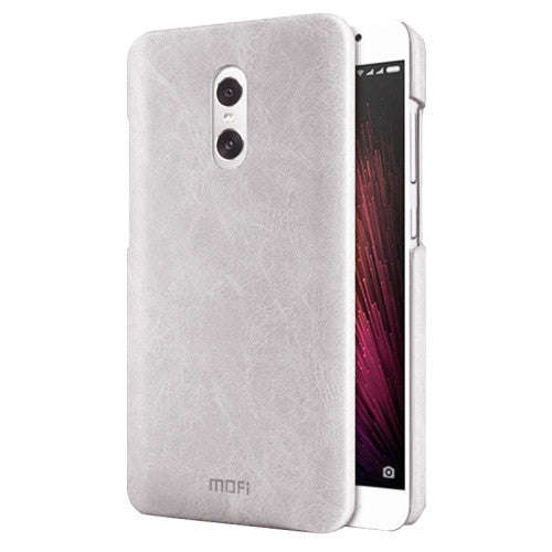 MOFI Xiaomi Redmi Pro Crazy Horse Texture Leather Surface PC Protective Case Back Cover(White)