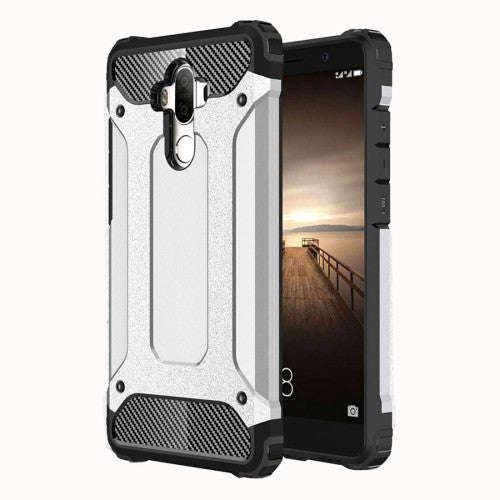 For Huawei Mate 9 Tough Armor TPU + PC Combination Case (Silver)