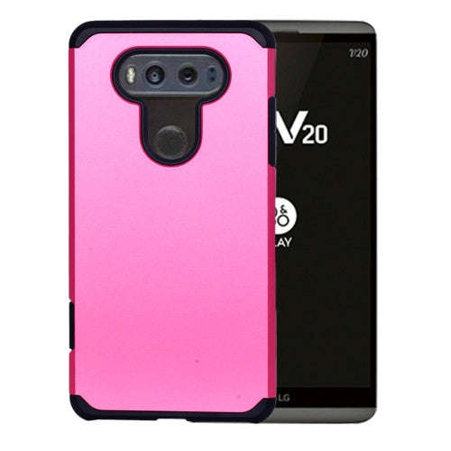 For LG V20 Corselet TPU + PC Combination Back Case(Magenta)