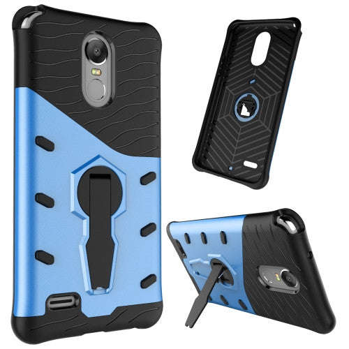 For LG Stylus 3 Shock-Resistant 360 Degree Spin Sniper Hybrid Case TPU + PC Combination Case with...