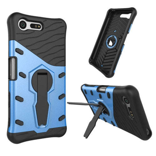 For Sony Xperia X Compact Shock-Resistant 360 Degree Spin Tough Armor TPU + PC Combination Case w...