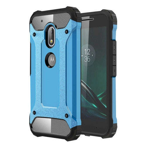 For Motorola Moto G4 Play Tough Armor TPU + PC Combination Case(Blue)