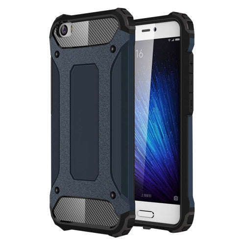 Xiaomi Mi 5 Tough Armor TPU + PC Combination Case(Navy Blue)