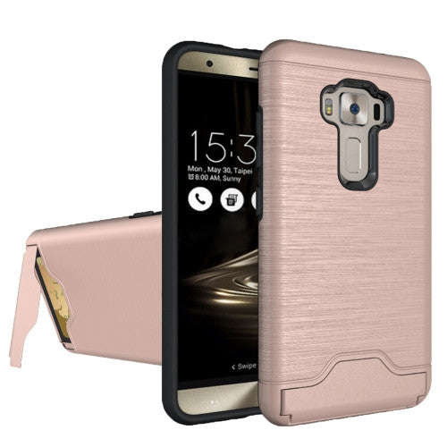 Asus ZenFone 3 Case, ZE552KL Case, Brushed Texture Separable PC + TPU Protective Combination Back...