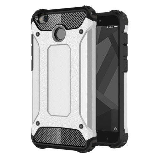 Xiaomi Redmi 4X Case, Magic Armor TPU + PC Combination Case (Silver)