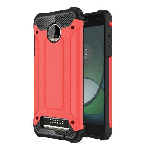 For Motorola Moto Z Play Armor TPU + PC Combination Case(Red)
