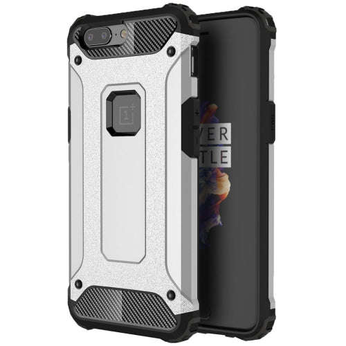 OnePlus 5 Magic Armor TPU + PC Combination Case(Silver)
