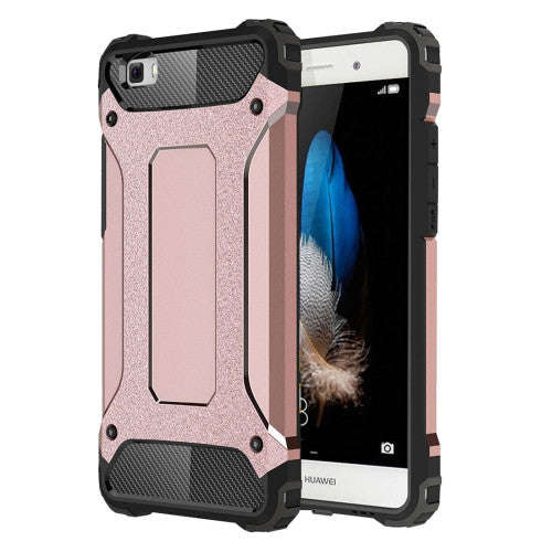 Huawei P8 Lite Tough Armor TPU + PC Combination Case(Rose Gold)